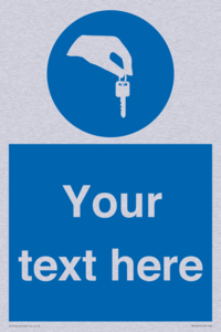 Custom Mandatory Keys Sign